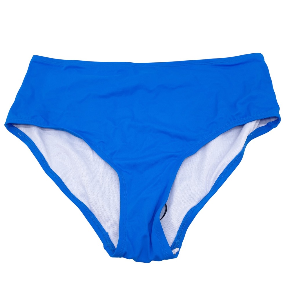 Swimsuits for All Women's Royal Blue High Waisted Bikini Swim Bottoms Size‎ 18